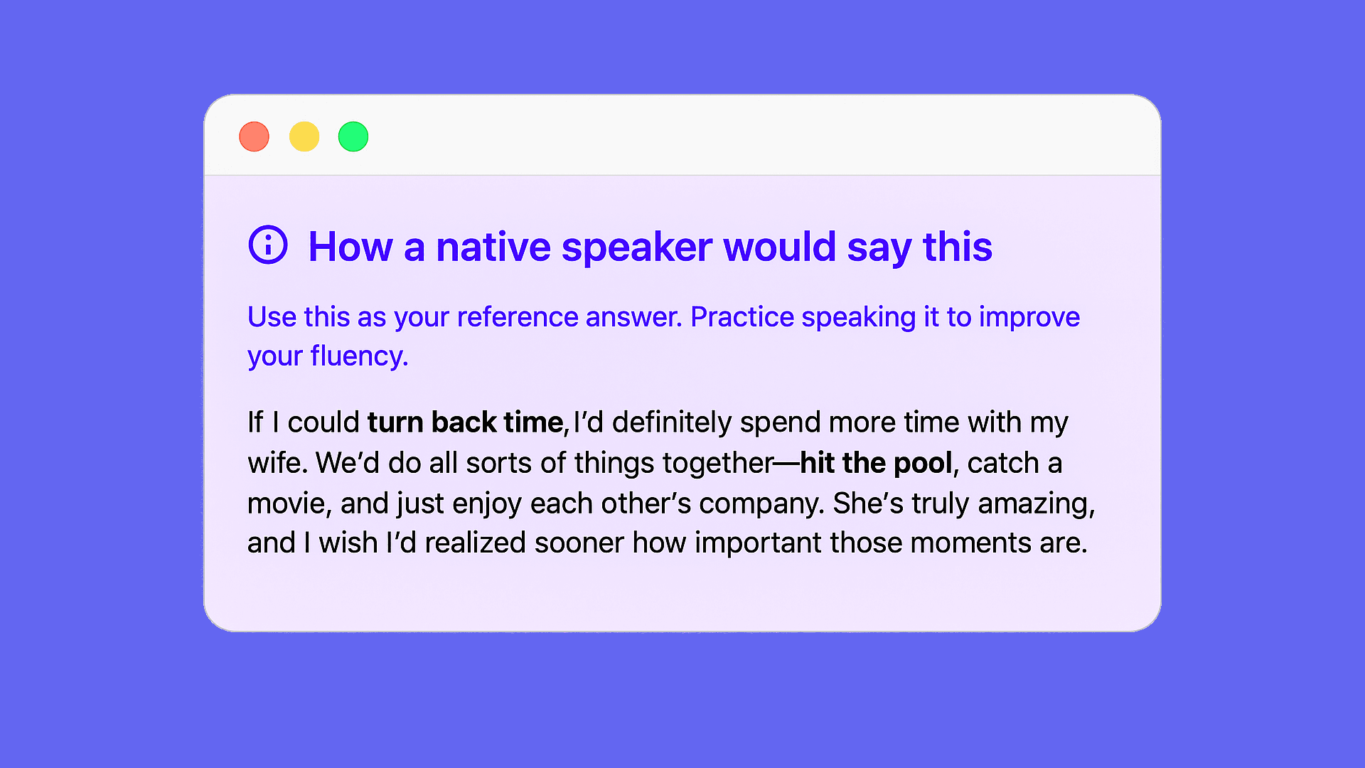 Sound More Natural in English